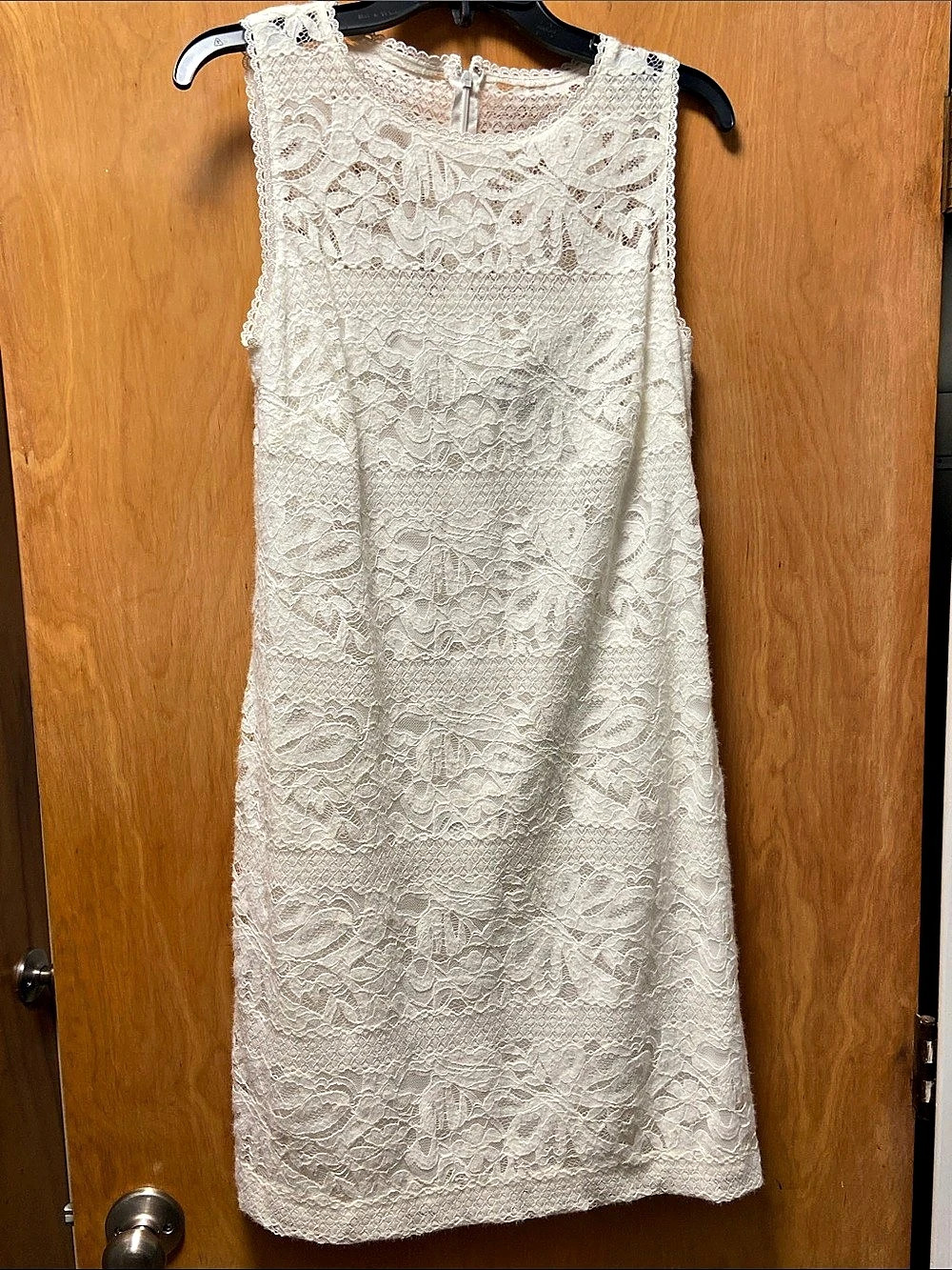 Lauren Ralph Lauren Floral Lace Mini Dress in White Size 10 Like New